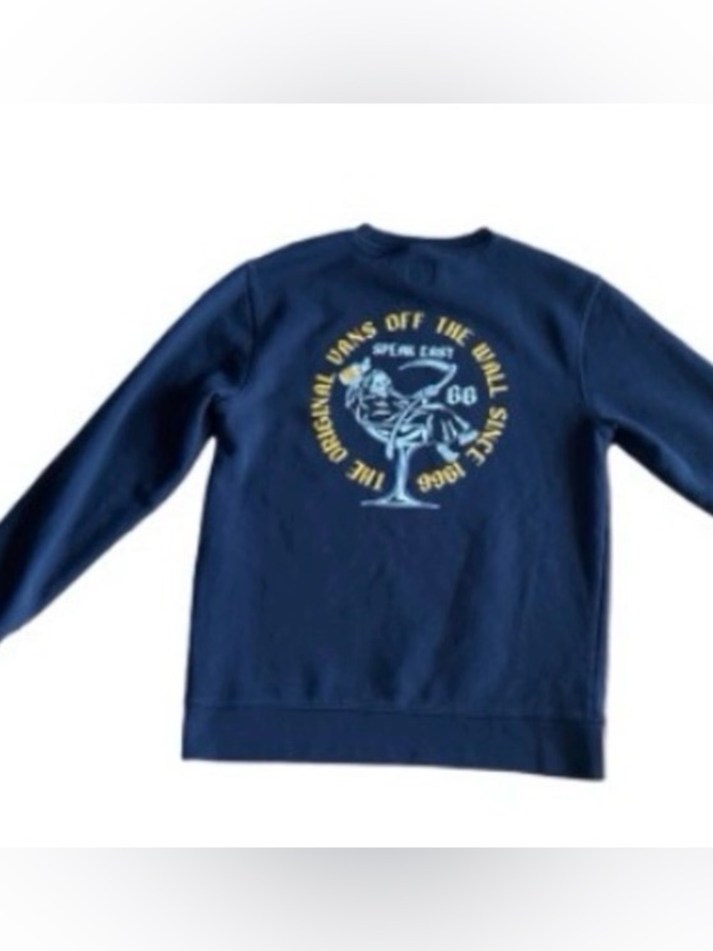 Vans  Sweatshirt with speak easy skeleton Yellow Graphic